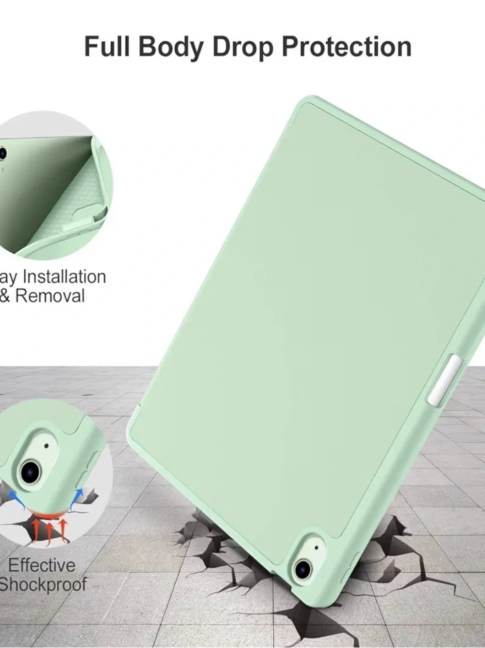 11 inch iPad Case - Matcha Green